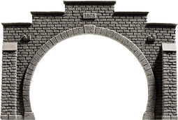 NOCH 58052 PROFI plus H0 Tunnelportaal 2-sporig Hardschuim model, Geverfd
