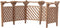 NOCH 66805 H0 Laser-Cut decor-set 'in de tuin' Bouwpakket
