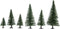 NOCH Hobby 32820 Set bomen Zilverspar 35 tot 90 mm Donkergroen 25 stuk(s)
