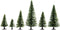 NOCH Hobby 32825 Set bomen Spar 35 tot 90 mm Donkergroen 25 stuk(s)