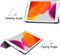 3-Vouw sleepcover hoes - Geschikt voor iPad 10.2 inch (2019/2020/2021) - Paars