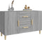 vidaXL - Dressoir - 100x36x60 - cm - bewerkt - hout - grijs - sonoma - eikenkleurig