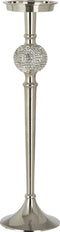 J-Line kandelaar Diamant Bol - aluminium - zilver - large
