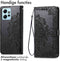 imoshion Hoesje Geschikt voor Xiaomi Redmi Note 12 (4G) Hoesje Met Pasjeshouder - imoshion Mandala Bookcase - Zwart