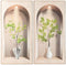Home ESPRIT - Schilderij Vaas Scandinavisch - 80 x 160 cm - Wit Groen Beige (2 stuks)