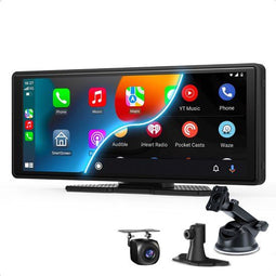 CarMe CarPlay Scherm 10 Inch - Inclusief Achteruitrijcamera 6 Meter - Apple CarPlay & Android Auto