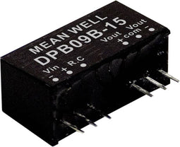 Mean Well DPB09A-12 DC/DC-convertermodule 375 mA 9 W Aantal uitgangen: 2 x Inhoud 1 stuk(s)