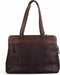Leren Laptop Schoudertas - Kansas - Brandy Cognac
