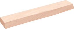 vidaXL - Wandschap - 60x10x4 - cm - onbehandeld - massief - eikenhout