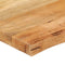 vidaXL - Tafelblad - met - natuurlijke - rand - 40x40x2,5 - cm - massief - mangohout