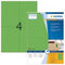 Herma Labels green 105x148 SuperPrint 400 pcs.