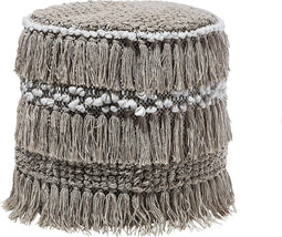 NOIDA - Poef - Beige - 44 cm - Katoen