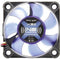 NoiseBlocker BlackSilent XS2 PC-ventilator Zwart, Blauw (doorschijnend) (b x h x d) 50 x 50 x 10 mm