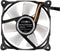 NoiseBlocker Multiframe M8-S1 PC-ventilator Zwart, Grijs (transparant) (b x h x d) 80 x 80 x 25 mm