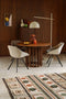 Dutchbone Wakefield - Eetkamerstoelen - Comfortabele kuip met afneembare kussens - Beige (set van 2)
