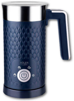 Adler AD4494db - Elektrische melkopschuimer 2in1 500W - Donkerblauw