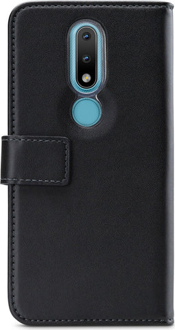 Nokia 2.4 Bookcase hoesje - Mobilize - Effen Zwart - Kunstleer