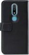 Nokia 2.4 Bookcase hoesje - Mobilize - Effen Zwart - Kunstleer