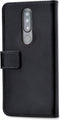 Nokia 3.1 Plus Hoesje - Mobilize - Classic Gelly Serie - Kunstlederen Bookcase - Zwart - Hoesje Geschikt Voor Nokia 3.1 Plus