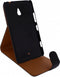 Nokia Lumia 1320 Hoesje - Xccess - Serie - Kunstlederen Flipcase - Zwart - Hoesje Geschikt Voor Nokia Lumia 1320