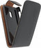 Nokia Lumia 620 Hoesje - Xccess - Serie - Kunstlederen Flipcase - Zwart - Hoesje Geschikt Voor Nokia Lumia 620