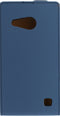 Nokia Lumia 735 Hoesje - Mobilize - Ultra Slim Serie - Kunstlederen Flipcase - Donkerblauw - Hoesje Geschikt Voor Nokia Lumia 735