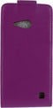 Nokia Lumia 735 Hoesje - Xccess - Serie - Kunstlederen Flipcase - Paars - Hoesje Geschikt Voor Nokia Lumia 735