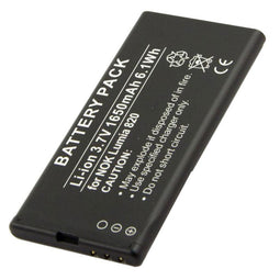 Nokia Lumia 820, Arrow, Lumia 820.2, Lumia 825 replica of AccuCell with 1650mAh