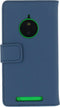 Nokia Lumia 830 Hoesje - Mobilize - Slim Wallet Serie - Kunstlederen Bookcase - Donkerblauw - Hoesje Geschikt Voor Nokia Lumia 830