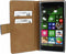 Nokia Lumia 830 Hoesje - Mobilize - Slim Wallet Serie - Kunstlederen Bookcase - Donkerblauw - Hoesje Geschikt Voor Nokia Lumia 830