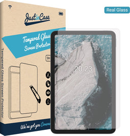 Nokia T20 screenprotector - Gehard glas - Transparant - Just in Case