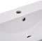 vidaXL - Inbouwwastafel - 81x39,5x18,5 - cm - keramiek - wit