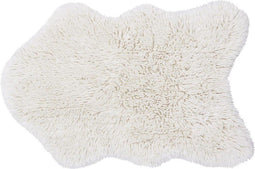 Woolable - Wollen Vloerkleed Woolly - Sheep White - 75 x 110 cm