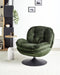 NOLVIK - Fauteuil - Groen - Fluweel
