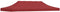 vidaXL - Partytentdak - 580 x 291 cm - UV- en waterbestendig - Bordeauxrood