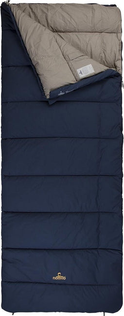 NOMAD® Blazer Classic '78 Slaapzak | Blauw | Perkal katoen | Aanritsbaar | Gevoerde tochtstrook | Max lichaamslengte 190 cm