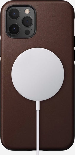 Nomad - Mag Leather Case iPhone 12 Pro Max - bruin