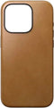 Nomad Modern Leather Case - Hoesje voor iPhone 15 Plus - Nomad leder - Geschikt voor MagSafe en draadloos opladen - English tan