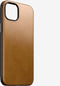 Nomad Modern Leather Case - Hoesje voor iPhone 15 Plus - Nomad leder - Geschikt voor MagSafe en draadloos opladen - English tan