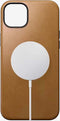 Nomad Modern Leather Case - Hoesje voor iPhone 15 Plus - Nomad leder - Geschikt voor MagSafe en draadloos opladen - English tan
