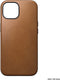 Nomad Modern Leather Case - Hoesje voor iPhone 15 Plus - Nomad leder - Geschikt voor MagSafe en draadloos opladen - English tan