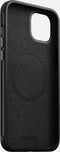 Nomad Modern Leather Case - Hoesje voor iPhone 15 Plus - Nomad leder - Geschikt voor MagSafe en draadloos opladen - Zwart