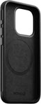 Nomad Modern Leather Case - Hoesje voor iPhone 15 Plus - Nomad leder - Geschikt voor MagSafe en draadloos opladen - Zwart