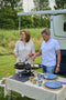 nomadiQ BBQ - De ultieme lichtgewicht draagbare gas BBQ / Grill - Barbecue voor op de camping & vakantie