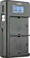 Jupio USB Dedicated Duo Lader LCD - Voor Canon LP-E6 / LP-E6N - Zwart