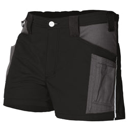 Kbler Activiq - Werkbroek kort - 2 opgestikte zakken - Zwart/antraciet