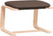 vidaXL - Voetenbank - 51x41x40 - cm - stof - donkergrijs