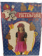 Non-branded Pietenjurk Meisjes Roze/zwart 2-delig Maat 116/122