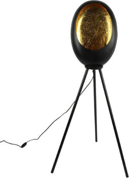 Non-branded Staande Lamp Eggy 25w 31 X 122 Cm E27 Staal Zwart