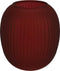 Non-branded Vaas Ginny S 15 X 16 Cm Glas Donkerrood